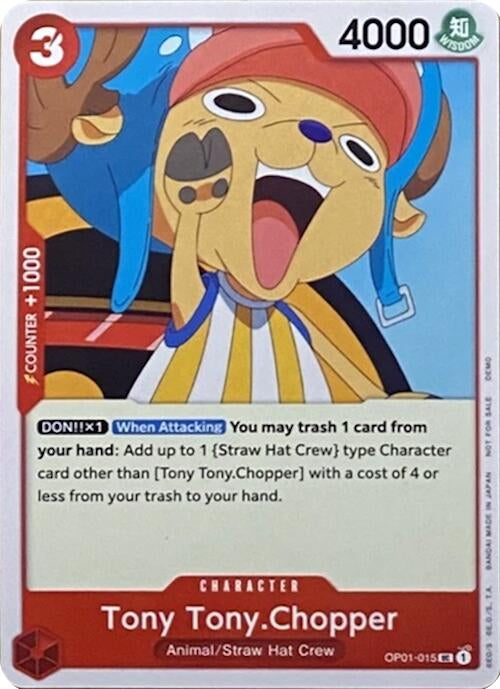 Image for Tony Tony.Chopper (015) (OP01-015) (OP-DD) - One Piece Card Game
