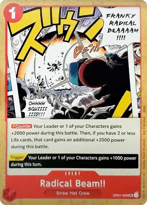 Image for Radical Beam!! (OP01-029) (OP-DD) - One Piece Card Game