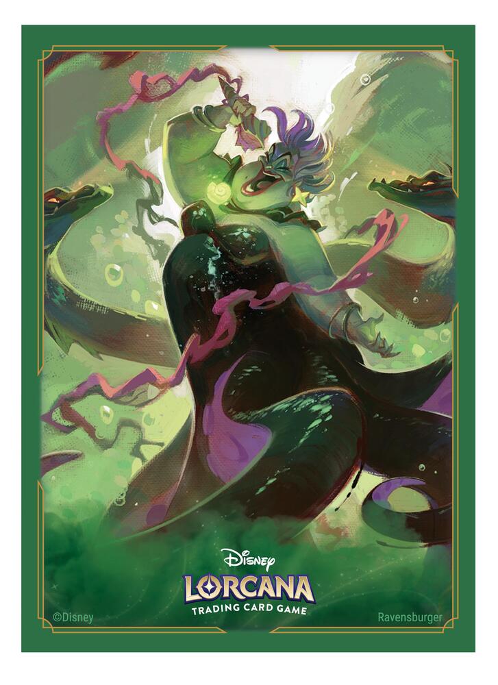 Disney Lorcana Card Sleeves - Ursula - Deceiver of All (65-Pack) - Ravensburger Card Sleeves (RCS)