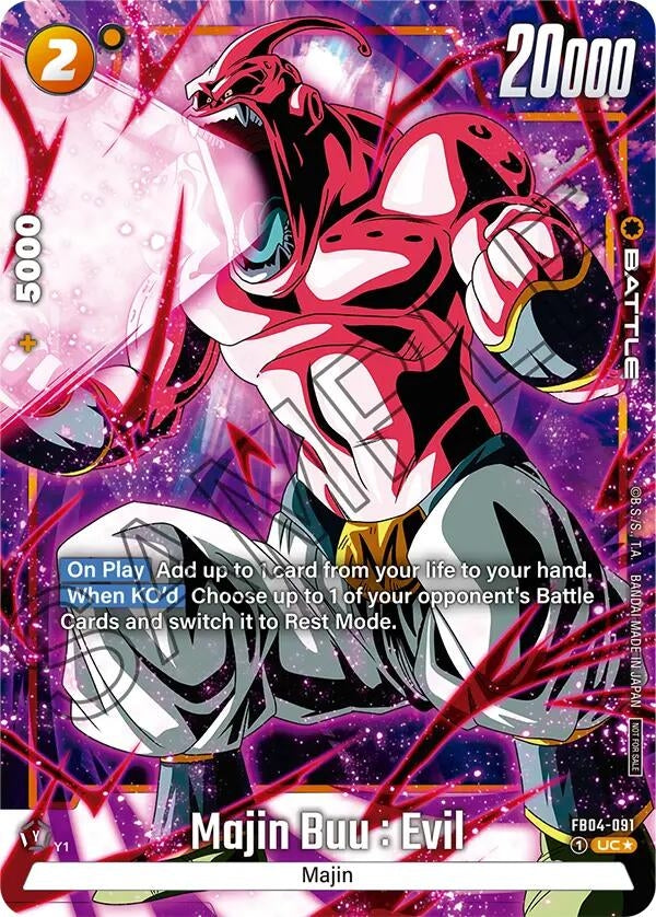 Majin Buu : Evil - FB04-091 (Tournament Pack -Winner- 05) (FB04-091) (DBSFW_TPR)