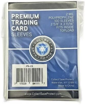 Premium Trading Card Sleeves - Collect Save Protect Card Sleeves
