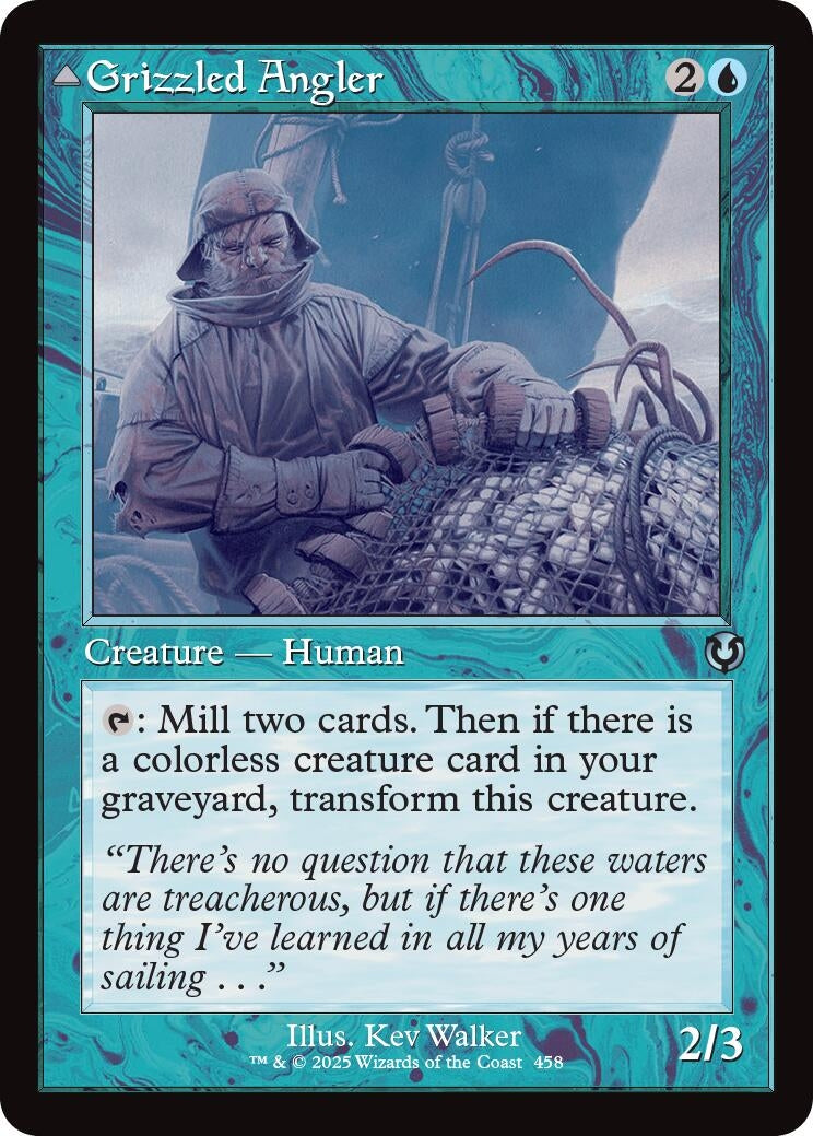 Grizzled Angler (Retro Frame) (458) (INR)