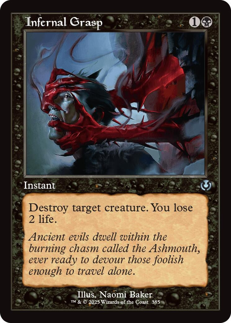 Infernal Grasp (Retro Frame) (385) (INR)