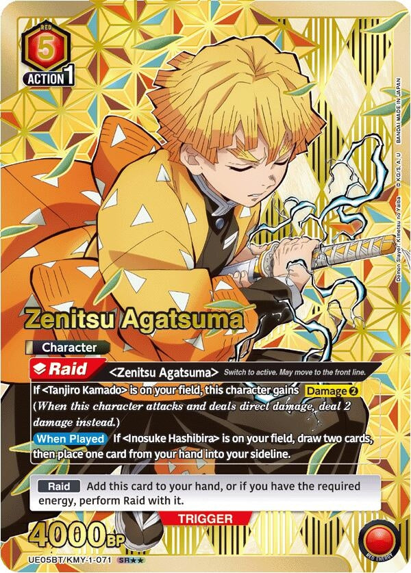 Zenitsu Agatsuma (071) (SR**) (UE05BT/KMY-1-071) (UE05BT)