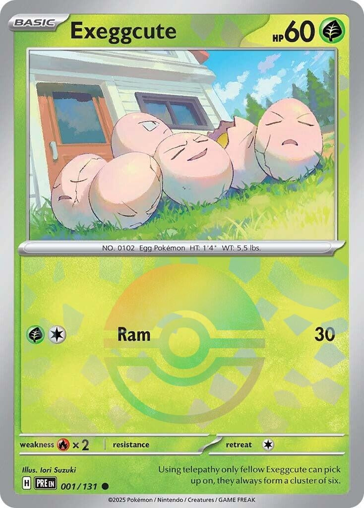 Exeggcute (Poke Ball Pattern) (001/131) (PRE)