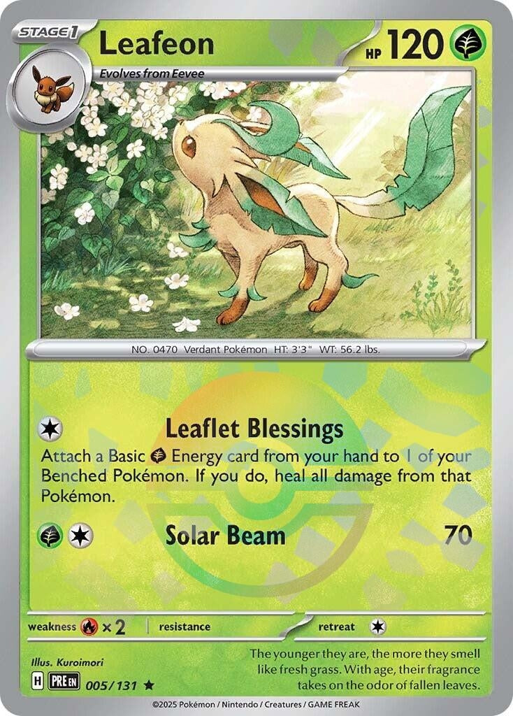 Leafeon (Poke Ball Pattern) (005/131) (PRE)