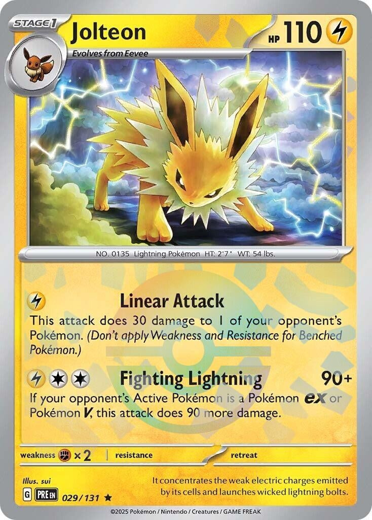 Jolteon (Poke Ball Pattern) (029/131) (PRE)