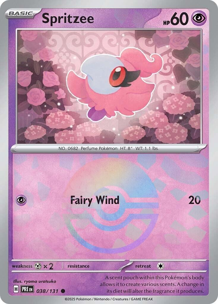 Spritzee (Poke Ball Pattern) (038/131) (PRE)
