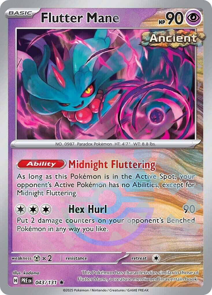 Image for Flutter Mane (Poke Ball Pattern) (043/131) (PRE) - Pokemon