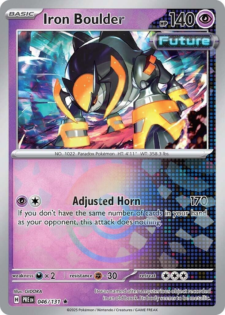 Image for Iron Boulder (Poke Ball Pattern) (046/131) (PRE) - Pokemon