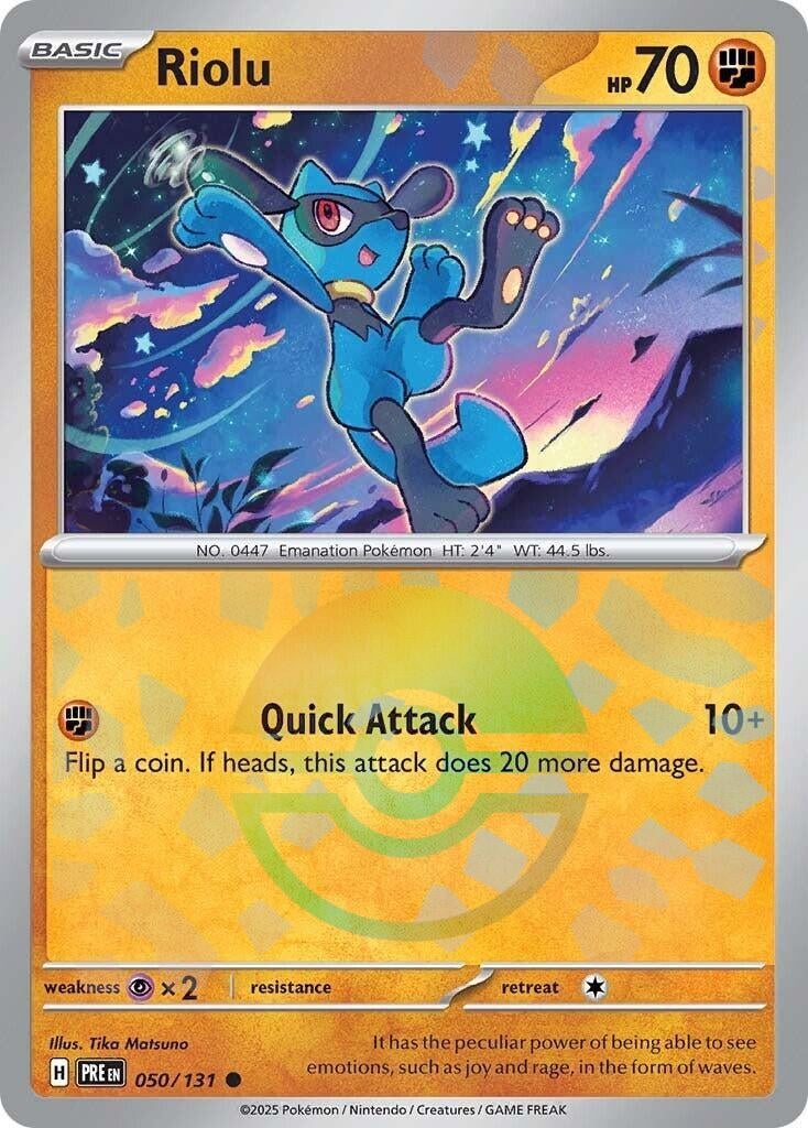 Image for Riolu (Poke Ball Pattern) (050/131) (PRE) - Pokemon