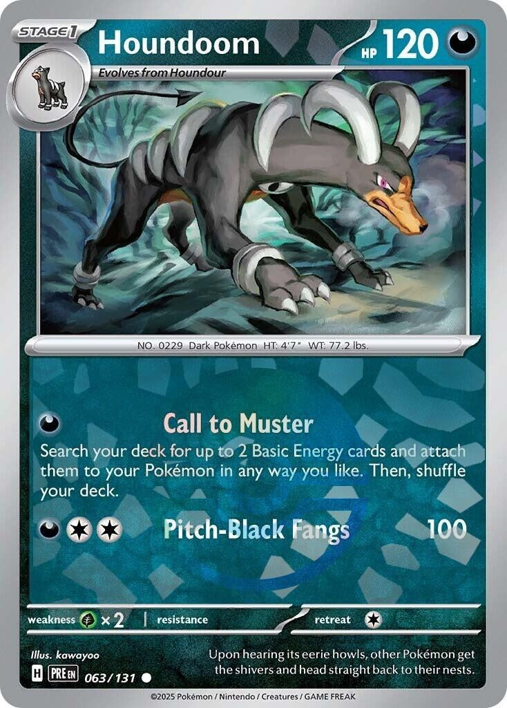 Houndoom (Poke Ball Pattern) (063/131) (PRE)