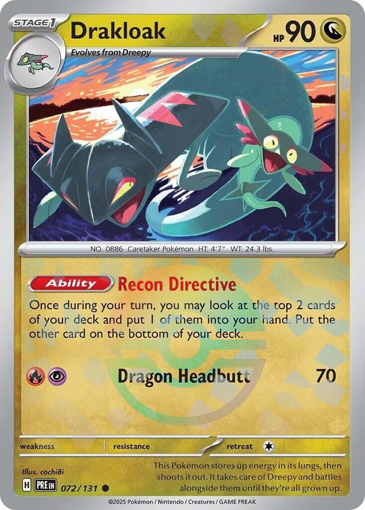 Drakloak (Poke Ball Pattern) (072/131) (PRE)