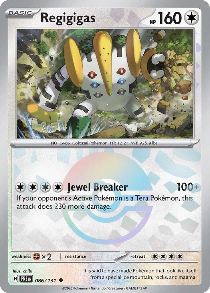Image for Regigigas (Poke Ball Pattern) (086/131) (PRE) - Pokemon