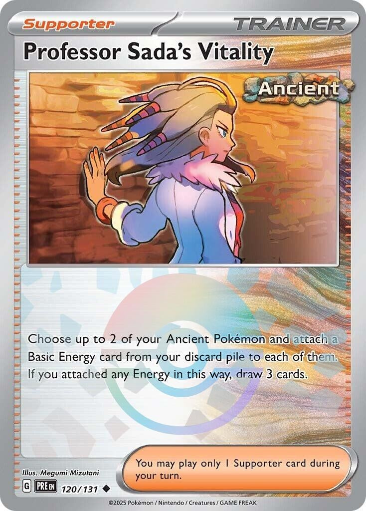 Professor Sada's Vitality (Poke Ball Pattern) (120/131) (PRE)