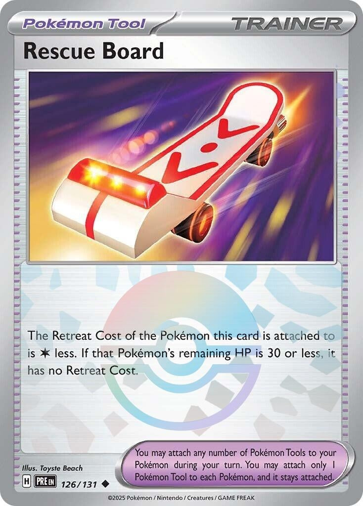 Rescue Board (Poke Ball Pattern) (126/131) (PRE)
