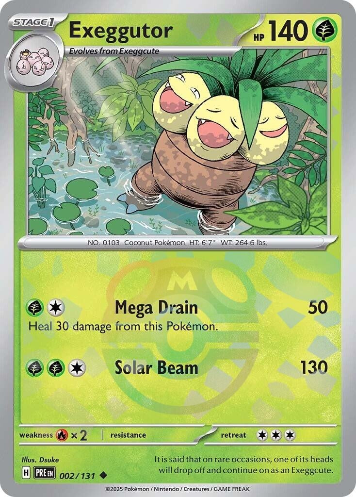 Exeggutor (Master Ball Pattern) (002/131) (PRE)