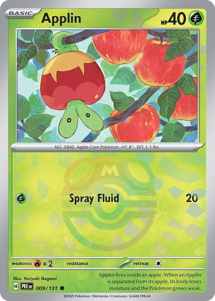Applin (Master Ball Pattern) (009/131) (PRE)