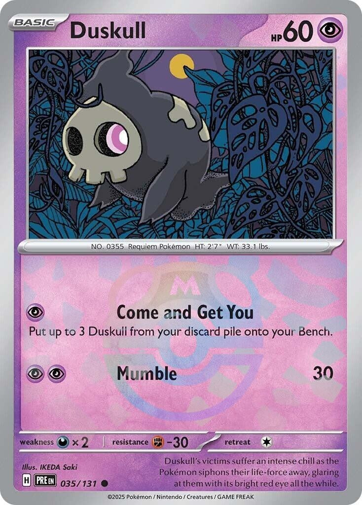 Duskull (Master Ball Pattern) (035/131) (PRE)