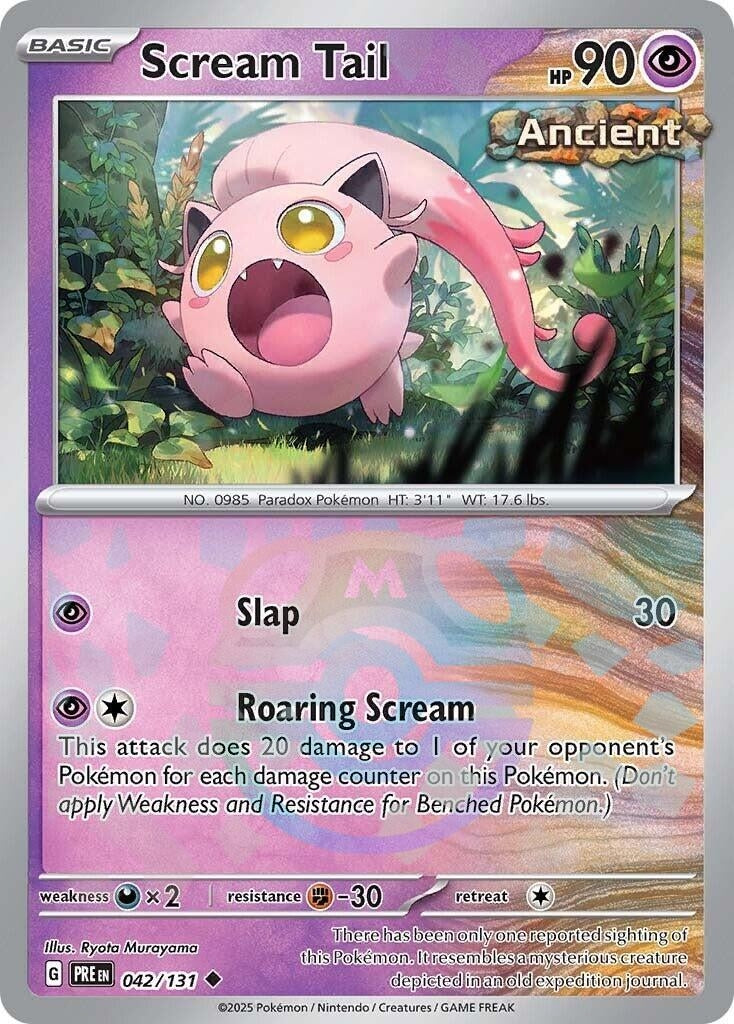 Scream Tail (Master Ball Pattern) (042/131) (PRE)