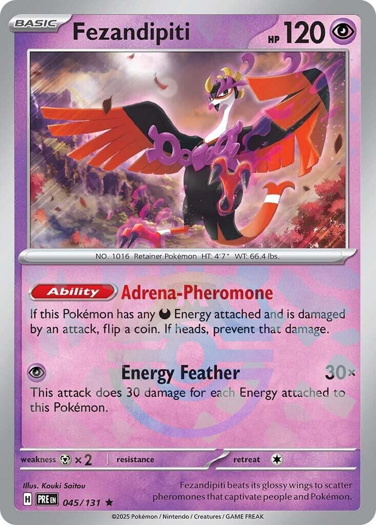 Fezandipiti (Master Ball Pattern) (045/131) (PRE)