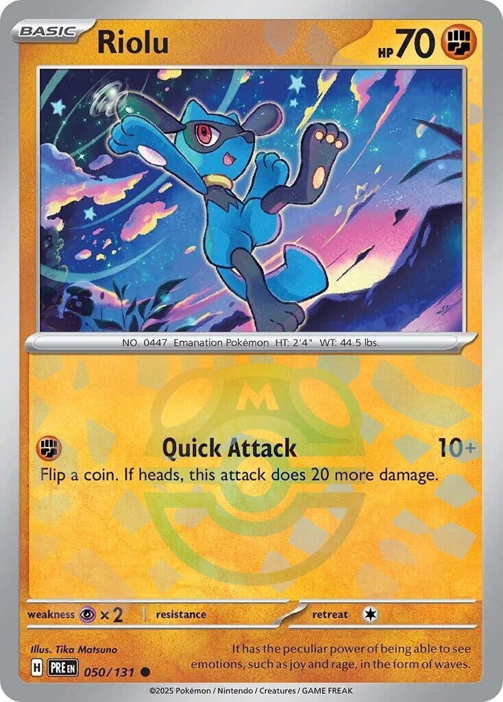 Riolu (Master Ball Pattern) (050/131) (PRE)