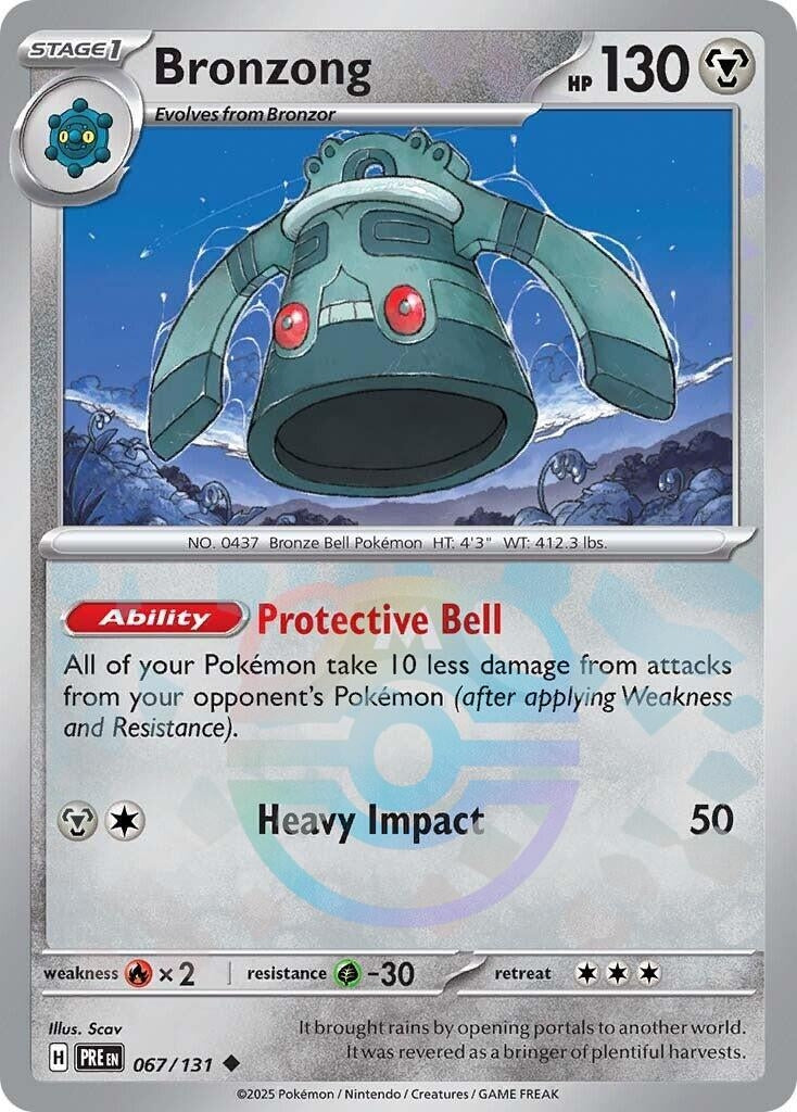 Bronzong (Master Ball Pattern) (067/131) (PRE)