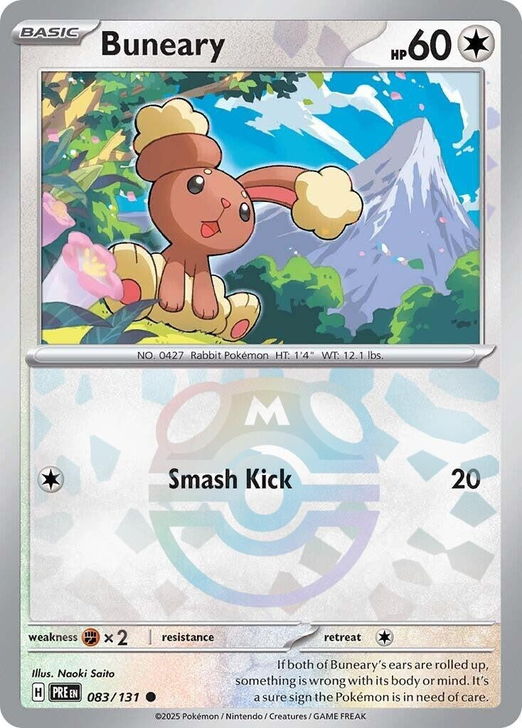 Buneary (Master Ball Pattern) (083/131) (PRE)