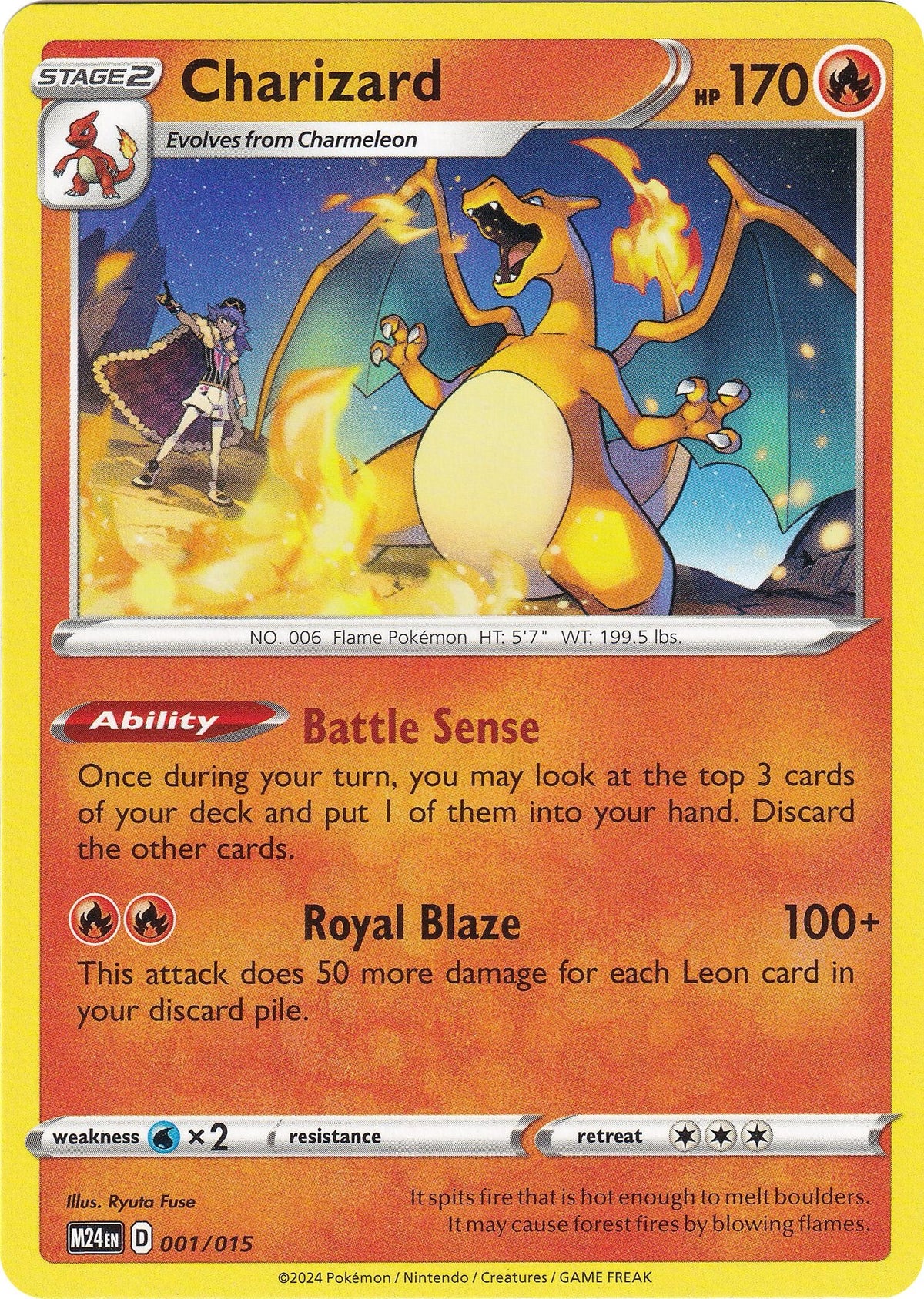 Charizard (001/015) (M24)