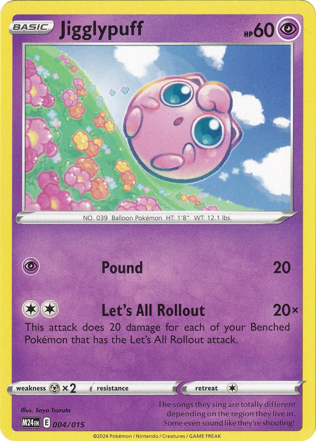 Image for Jigglypuff (004/015) (M24) - Pokemon