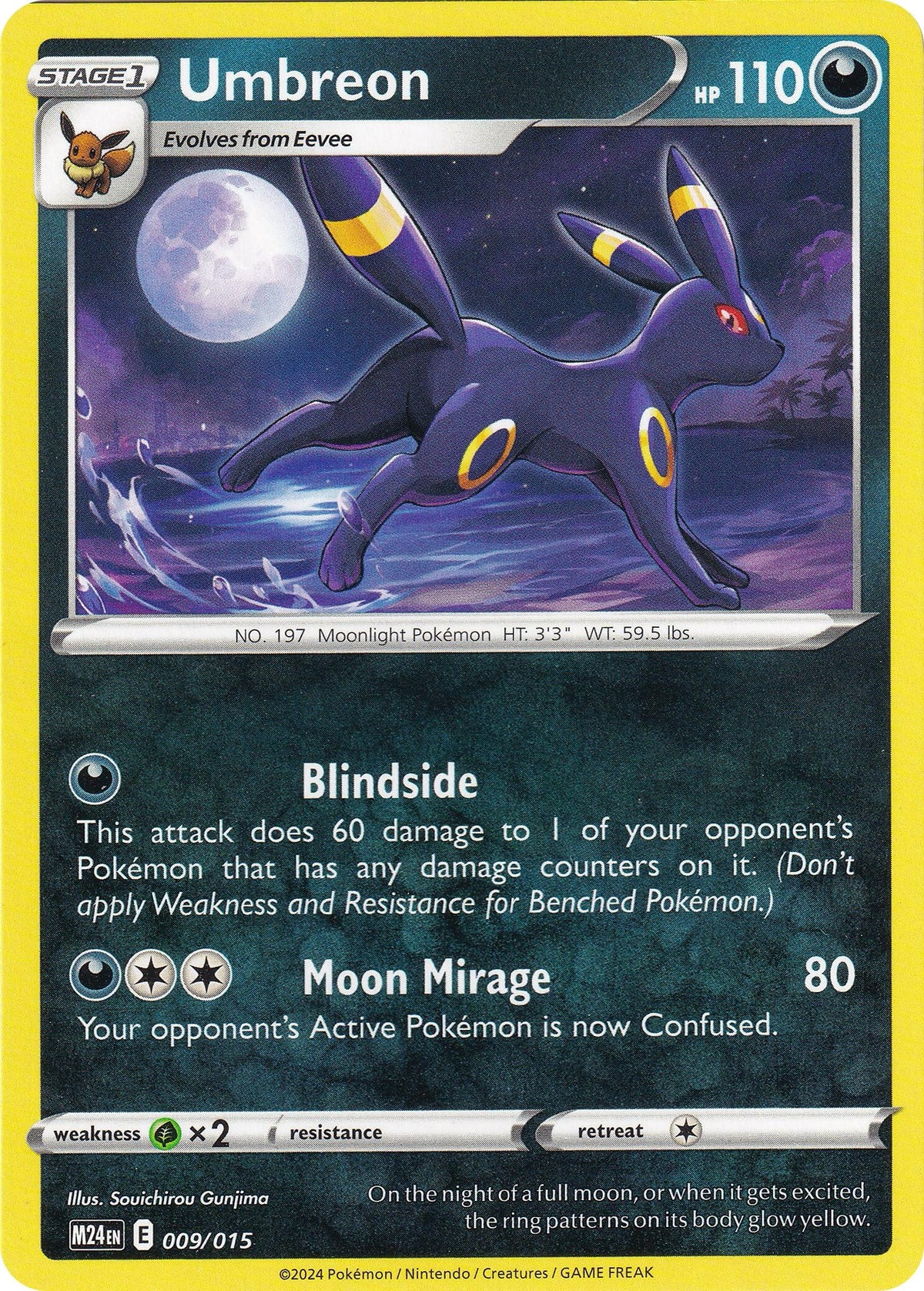 Image for Umbreon (009/015) (M24) - Pokemon