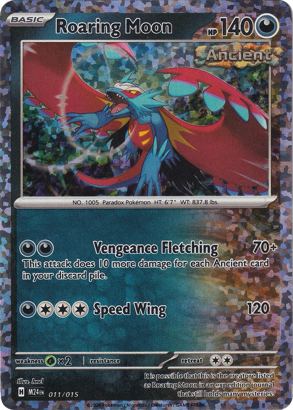 Image for Roaring Moon (011/015) (M24) - Pokemon