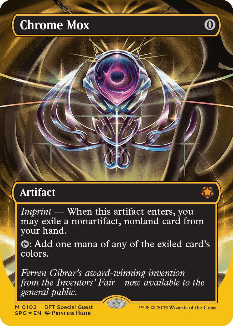 Chrome Mox (Borderless) (First-Place Foil) (102) (SPG)