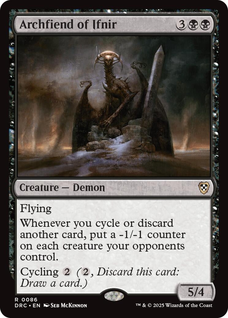 Archfiend of Ifnir (86) (DRC)