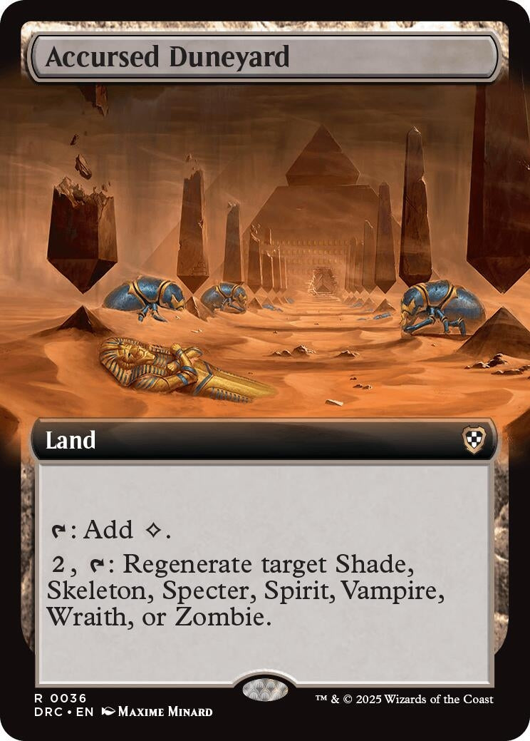 Accursed Duneyard (Extended Art) (36) (DRC)