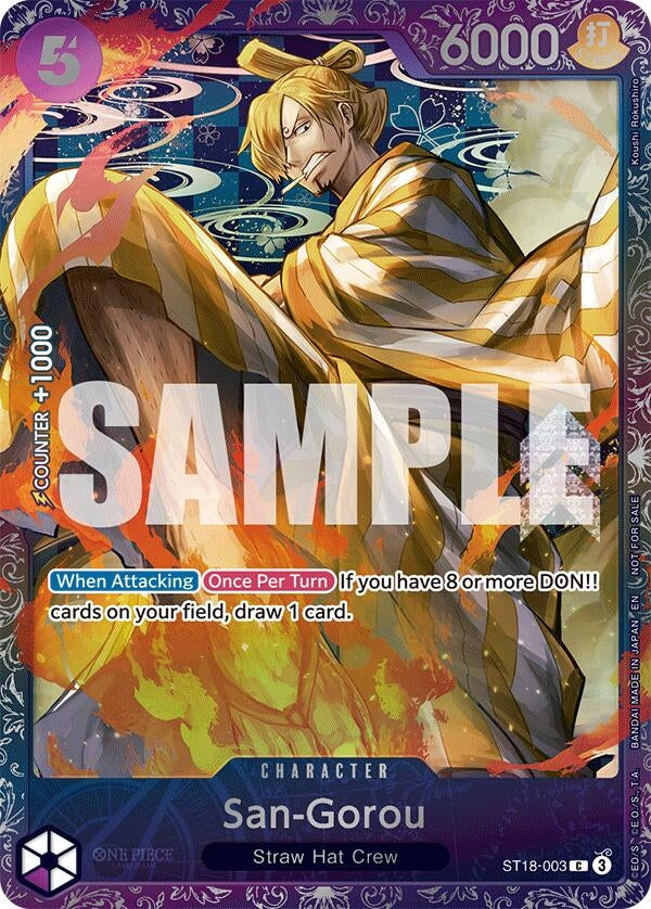 San-Gorou (Treasure Cup 2025) (ST18-003) (OP-PR)