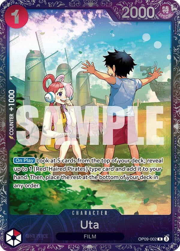Uta (Treasure Cup 2025) (OP09-002) (OP-PR)