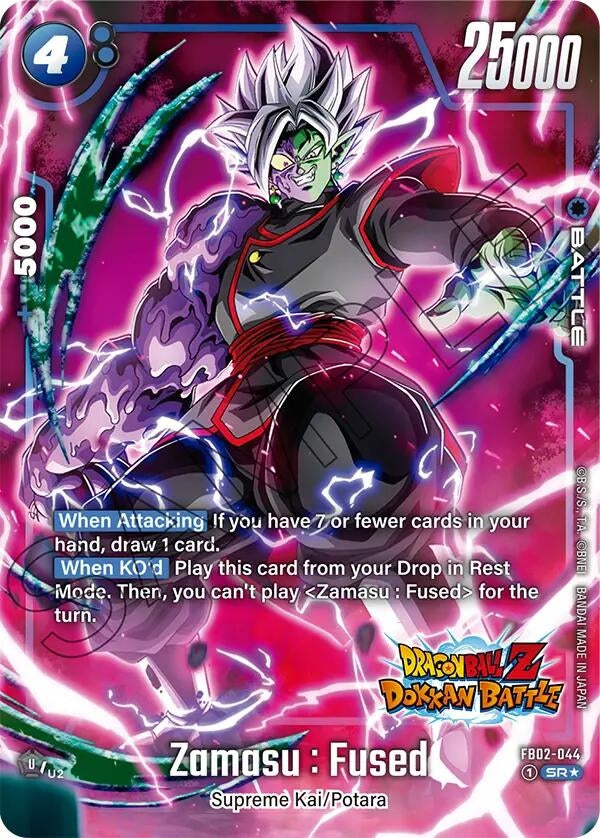 Zamasu : Fused - FB02-044 (Dragon Ball Z Dokkan Battle Alternate Art) (FB02-044) (FB02_AR)