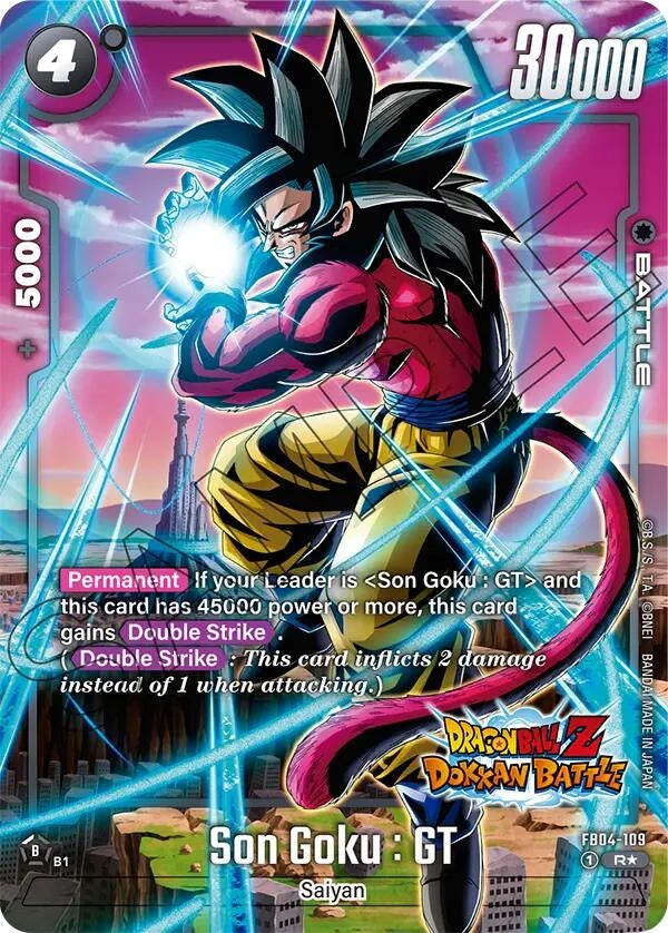 Son Goku : GT (Dragon Ball Z Dokkan Battle Alternate Art) (FB04-109) (FB04_AR)