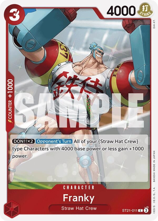 Image for Franky (ST21-011) (ST-21) - One Piece Card Game