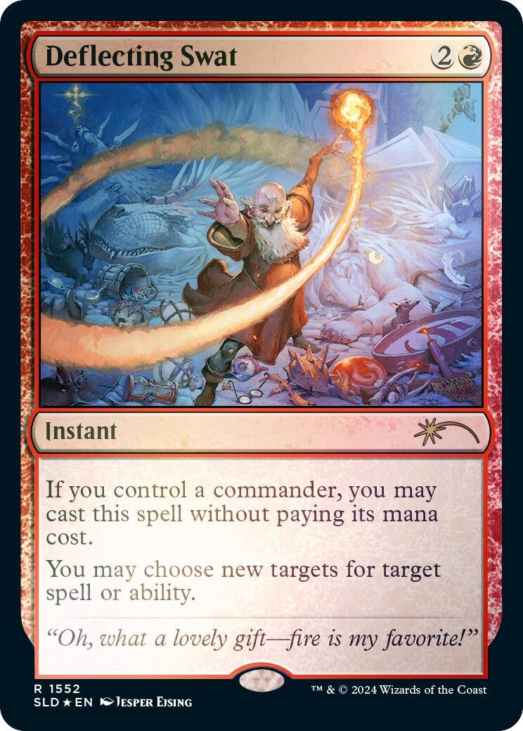 Deflecting Swat (Rainbow Foil) (1552) (SLD)