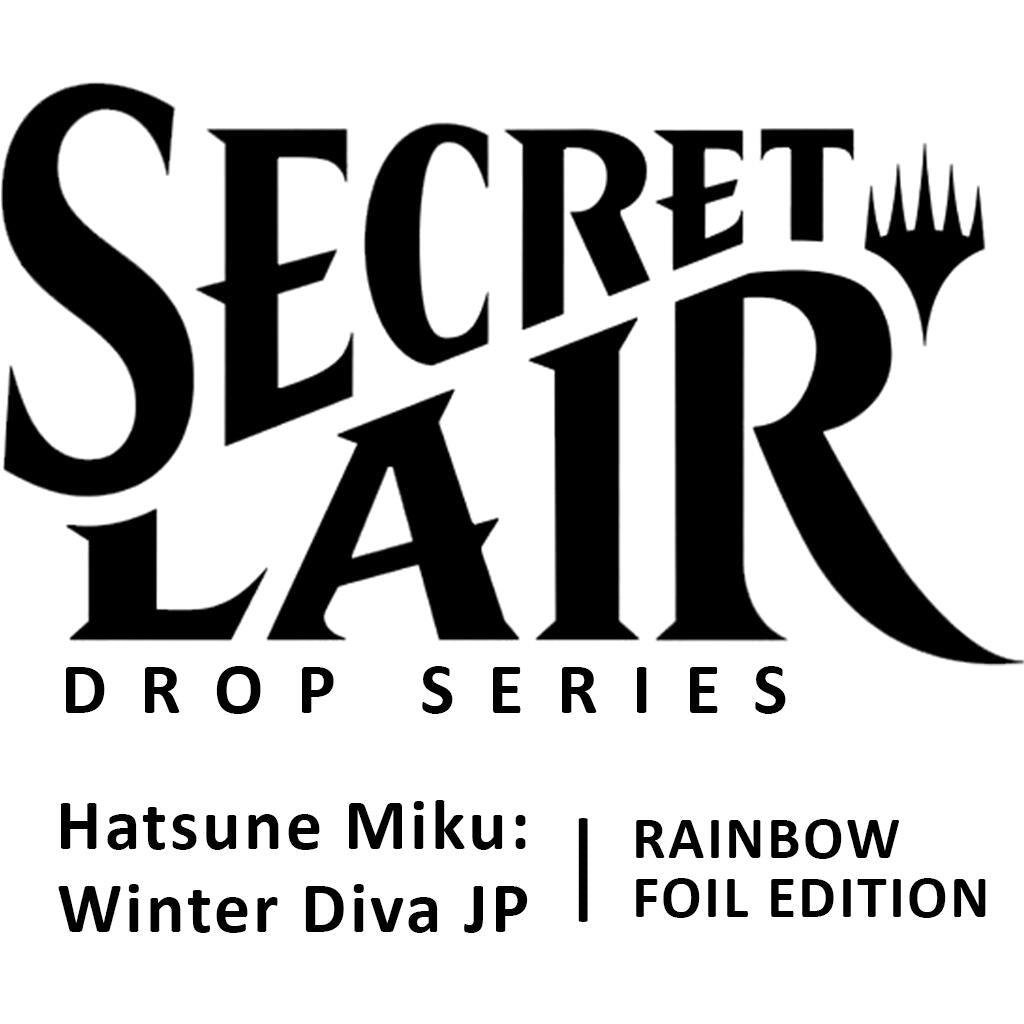 Image for Secret Lair Drop: Secret Lair x Hatsune Miku: Winter Diva JP - Rainbow Foil Edition - Magic: The Gathering