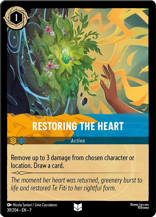 Image for Restoring the Heart (39/204) (7) - Disney Lorcana
