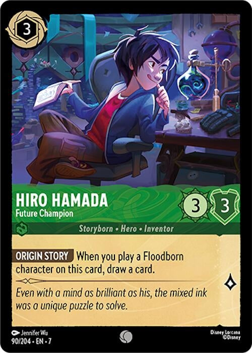 Image for Hiro Hamada - Future Champion (90/204) (7) - Disney Lorcana