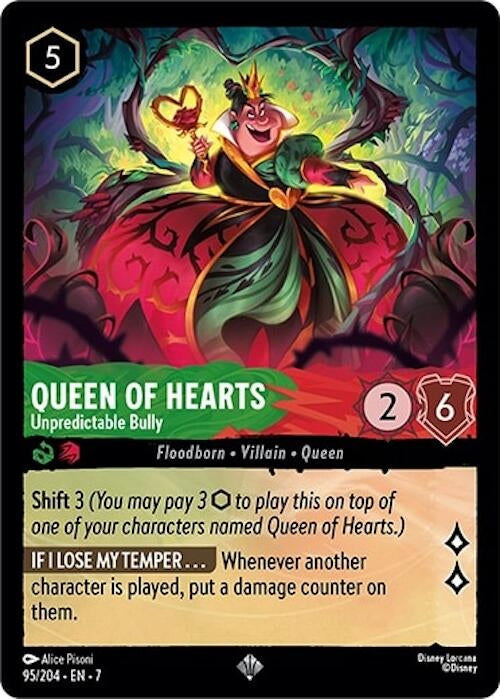 Queen of Hearts - Unpredictable Bully (95/204) (7)