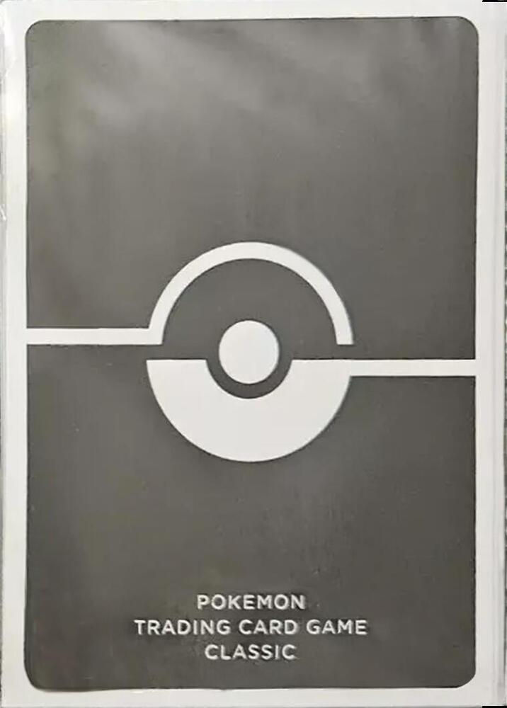 Pokemon TCG: TCG Classic Collection Card Sleeves - Black (65-Pack) - Pokemon International Card Sleeves