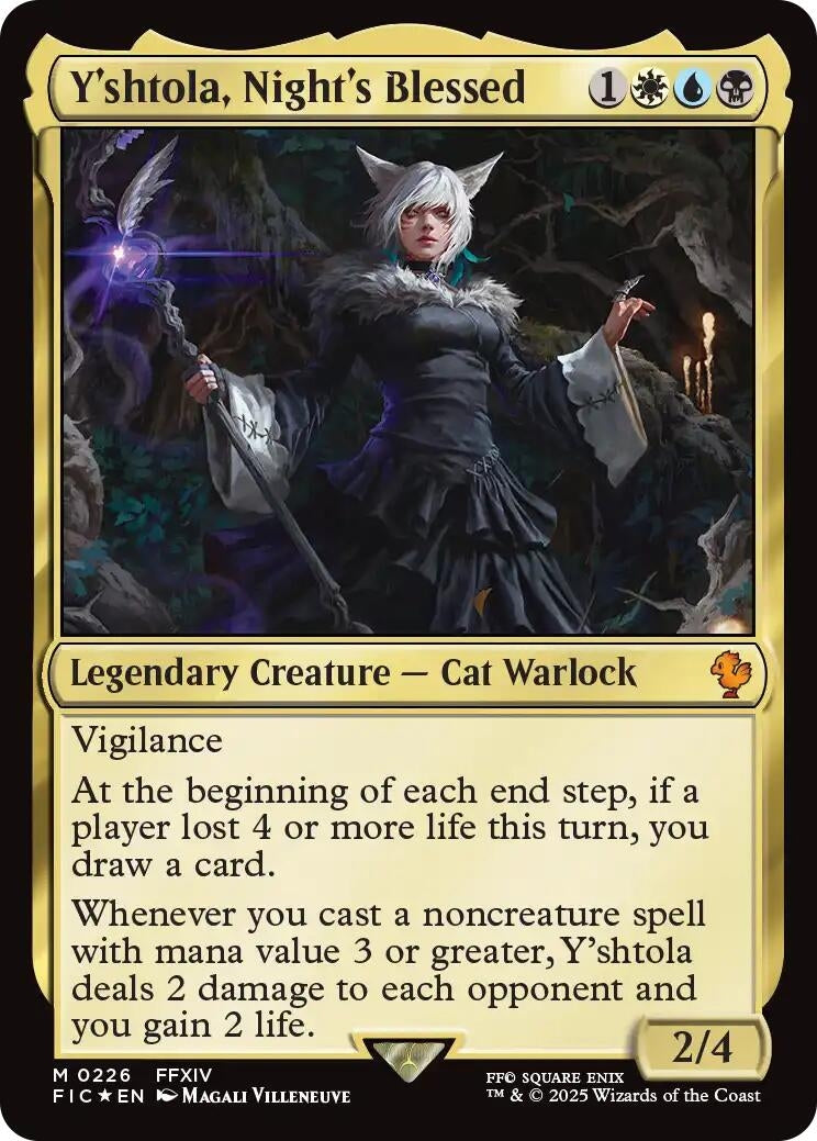 Y'shtola, Night's Blessed (Surge Foil) (226) (FIC)