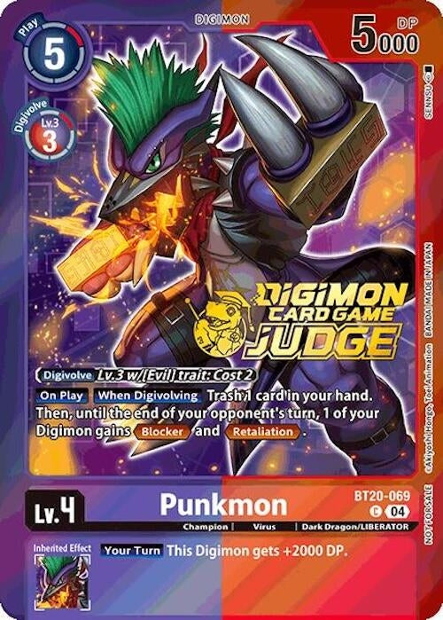 Punkmon (Judge Pack 2025 Wave 1) (BT20-069 C) (BT19-20)