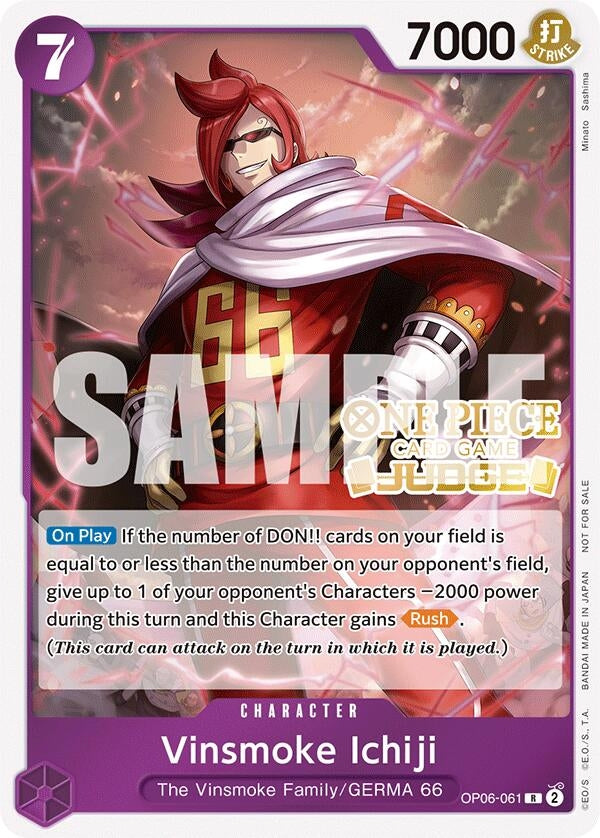 Vinsmoke Ichiji (Judge Pack Vol. 5) (OP06-061) (OP-PR)