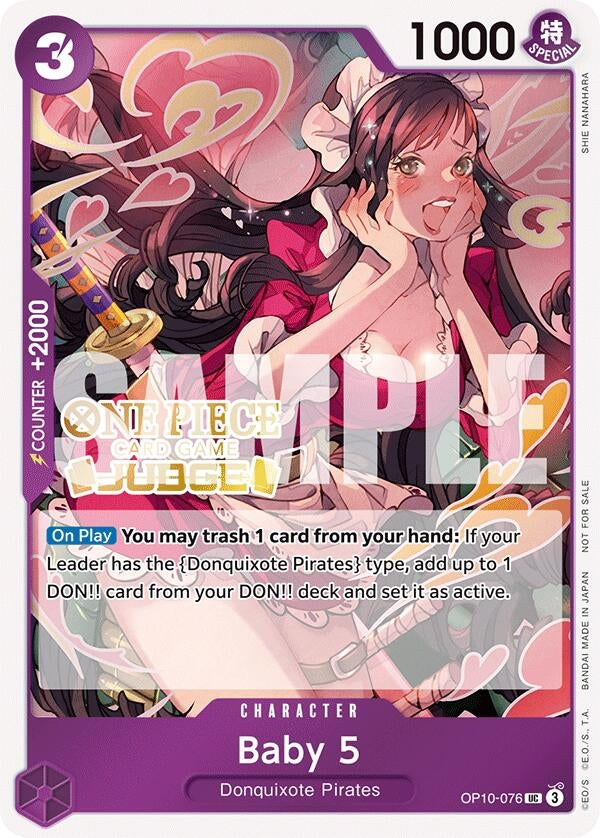 Baby 5 (Judge Pack Vol. 5) (OP10-076) (OP-PR)